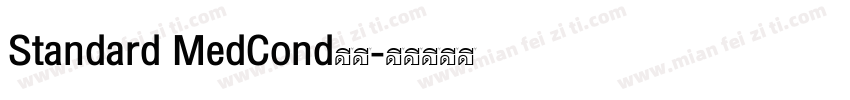 Standard MedCond字体字体转换